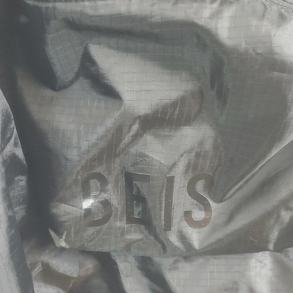 BEIS Black Hooded Cape With Front Pocket - Picture 8 of 16